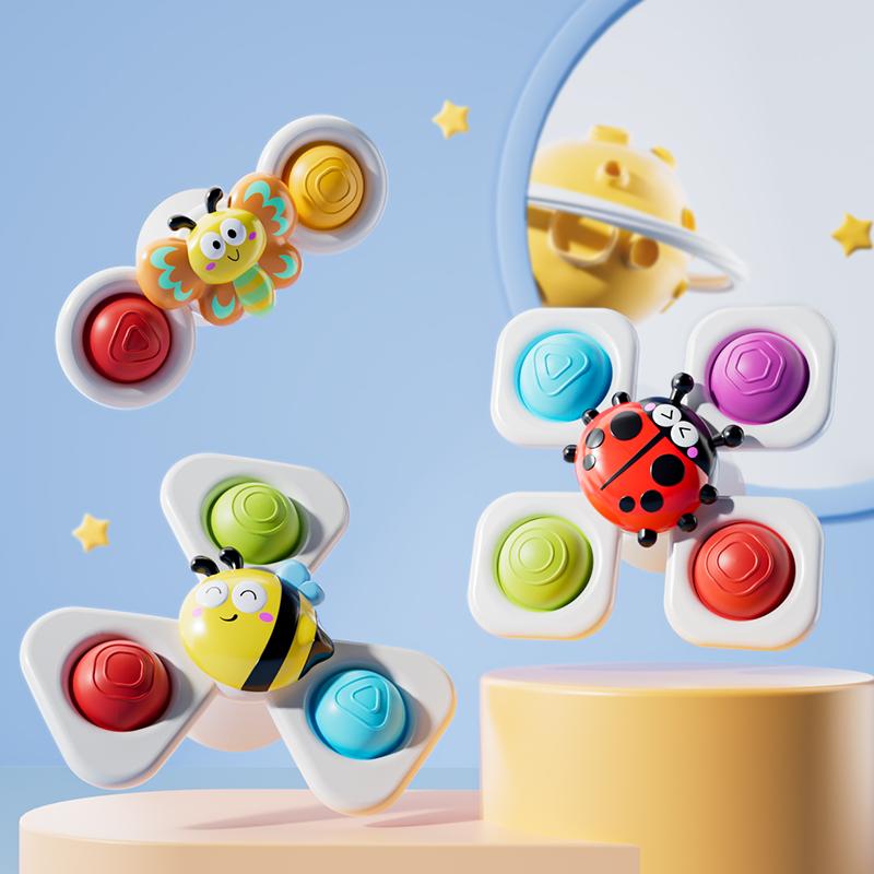 Мультяшная вращающаяся игрушка-насекомое, игрушка для ванны на морскую тематику, игрушка для снятия стресса