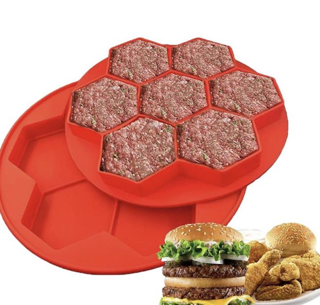 Форма для бургеров, Инструмент для мяса, Форма для выпечки на 7 ячеек, Сетка для кубиков льда, Товары для выпечки, Кухонные принадлежности