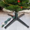 Rotating Christmas Tree Stand 360-Degree Adjustable Spinning Tree Base with Remote Control And Music Revolving Tree Holder