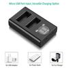 For Sony NP-BX1 NP BX1 NPBX1 LCD Dual Charger for Sony Cyber-shot DSC-HX50V HX300 RX1 RX100 II WX300 HDR-AS10 AS15 AS30V AS100V