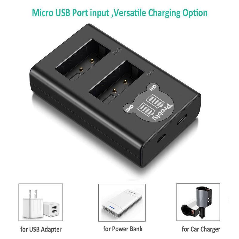 For Sony NP-BX1 NP BX1 NPBX1 LCD Dual Charger for Sony Cyber-shot DSC-HX50V HX300 RX1 RX100 II WX300 HDR-AS10 AS15 AS30V AS100V
