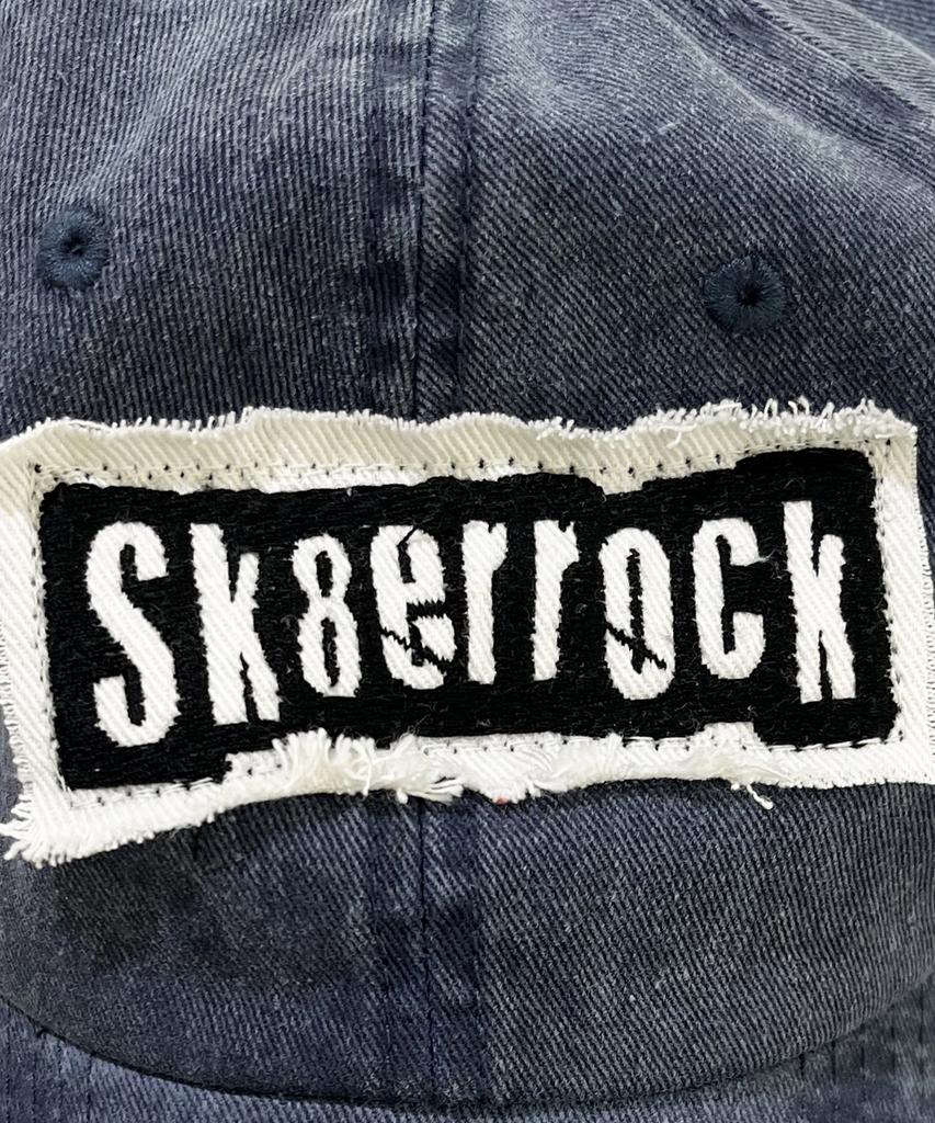 Кепка-бейсболка SK8ER ROCK Пэчворк Пигментная стирка ((военно-морской флот))