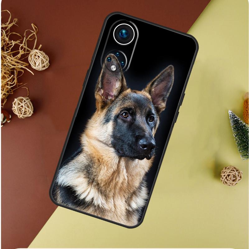 Cartoon German Shepherd Dog Case For Honor 200 Pro X9b X9a X8b X8a X8 X9 X9c 50 70 90 Honor Magic 7 Lite 6 5 Pro Cover