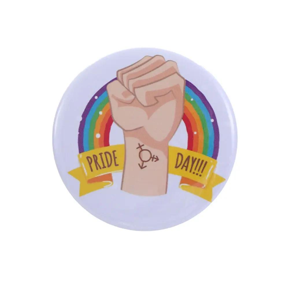 LGBTQ Art Pins Pride Lesbian Gay Rainbow Flag Brooch Pansexual Asexual Bisexual Transgender Symbol Badge Jewelry