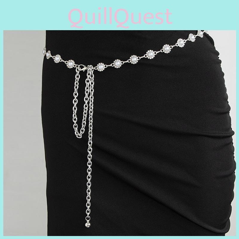 Diamond Elegant Water Waist Chain For Women With Hollow Design For Summer Accessories Fashion