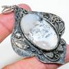 Dendrite Opal Handmade 925 Sterling Silver Jewelry Pendant 2.99" E3v10