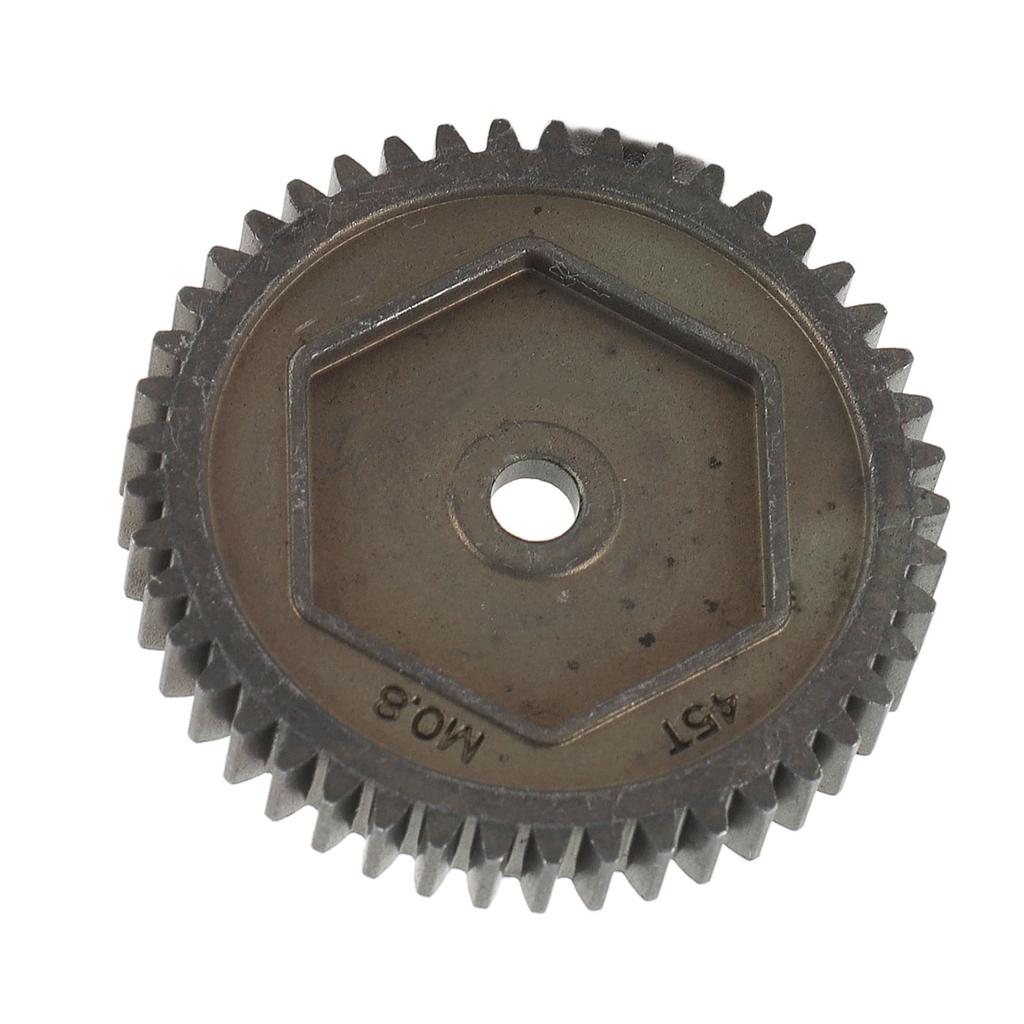 RC Spur Gear 45T M0.8 8053 High Performance Steel Spur Gear Replacement for 1/10 Scale RC Crawler