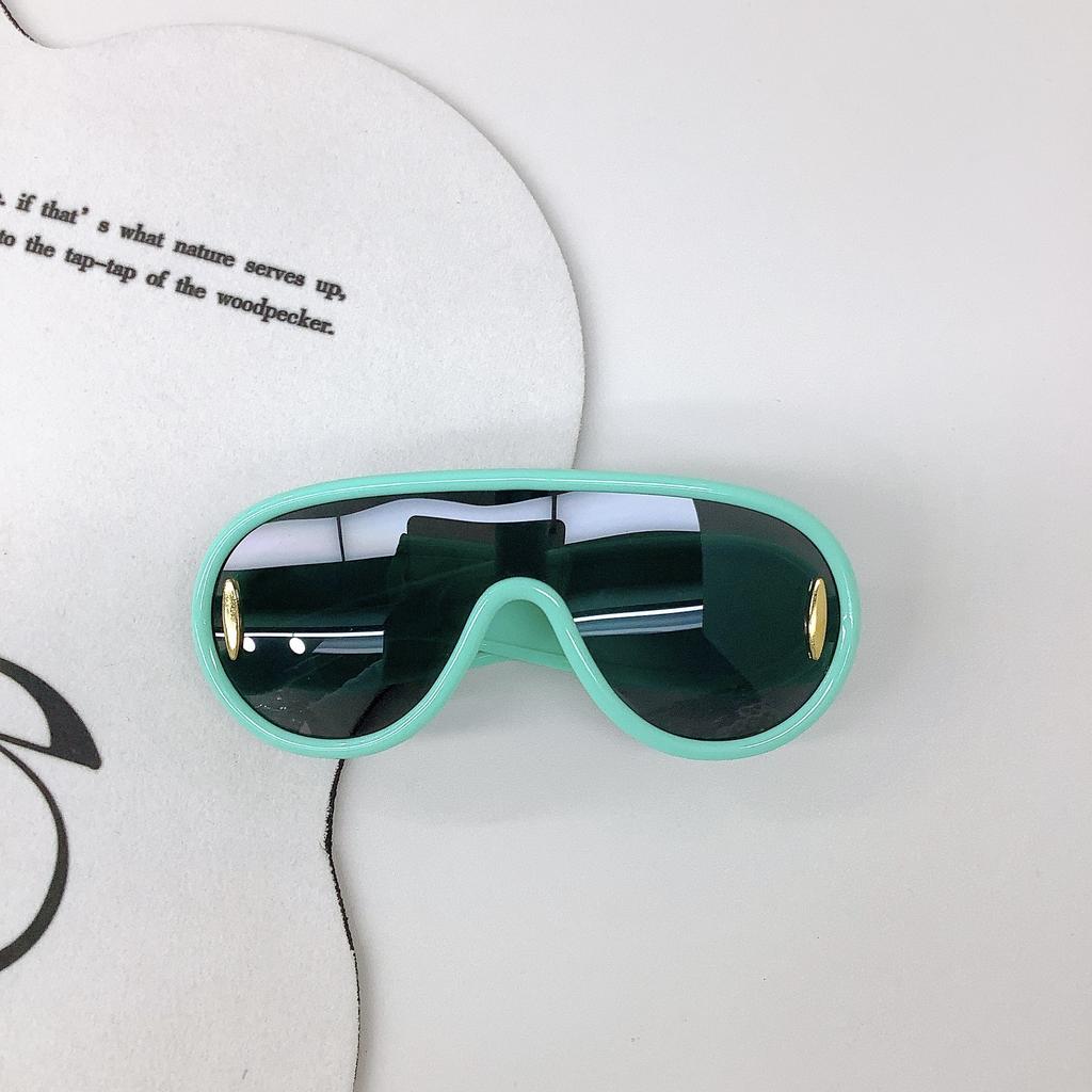 Детские солнцезащитные очки ретро защита от ультрафиолета пляжные детские солнцезащитные очки для мальчиков и девочек вогнутые очки Tide