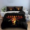 Nirvana In Utero Angel Black Bedding Set Bedding set (1 duvet cover, 2 pillowcases, duvet not included)