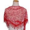 Korean Floral Lace Triangle Scarf - Breathable, Classic & Decorative Veil for Spring and Autumn