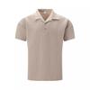 Summer Jacquard  Polo Shirt Simple Autumn Tops Fashionable Solid Color Lapel Men's Button Short Sleeve Polos Shirts