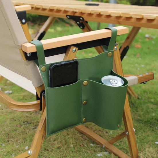 Износостойкий органайзер для хранения стульев со шнурком. Практичная многофункциональная боковая подвесная сумка для уличных предметов.