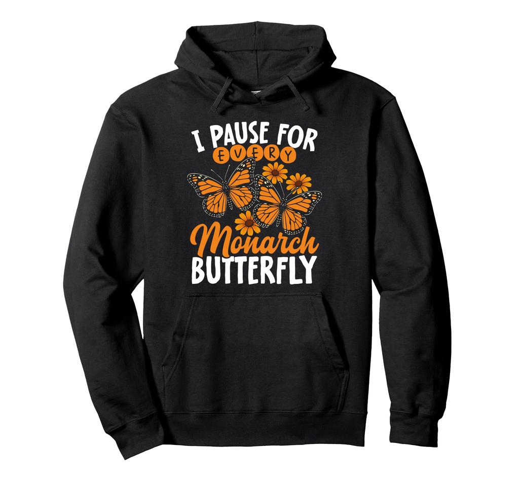 Monarch Butterfly Nature Aesthetic Design Graphic Butterfly Hoodie
