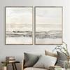 Beige and Grey Canvas Paintings Abstract Watercolor Posters and Prints Modern Minimalist Wall Art Pictures for Living Room Decor