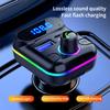 Car FM Transmitter Modulator Bluetooth 5.0 Handsfree Kit Car Audio MP3 Player Support U-disk TF Card Auto Dual USB 4.2A Fast Charger