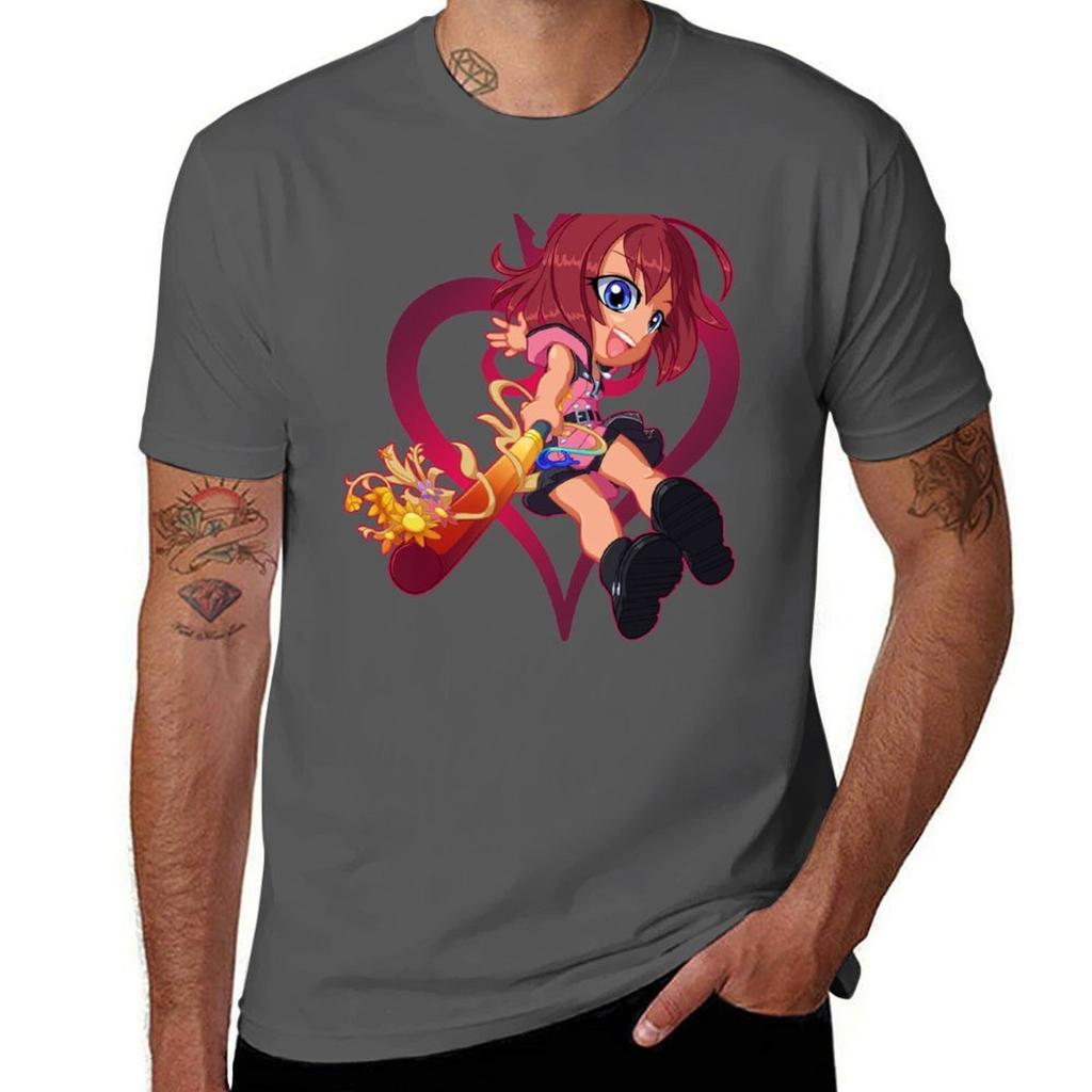 Футболка Kairi Chibi Ретро Стиль Принт Повседневный Топ