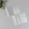 1-6PCS Passport Protective Cover Transparent Frosted, PVC Material Waterproof Document Case