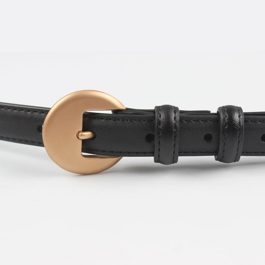 Женский кожаный тонкий ремень Декоративный пояс для рубашки с платьем или костюмом (2 см 8 цветов на выбор)