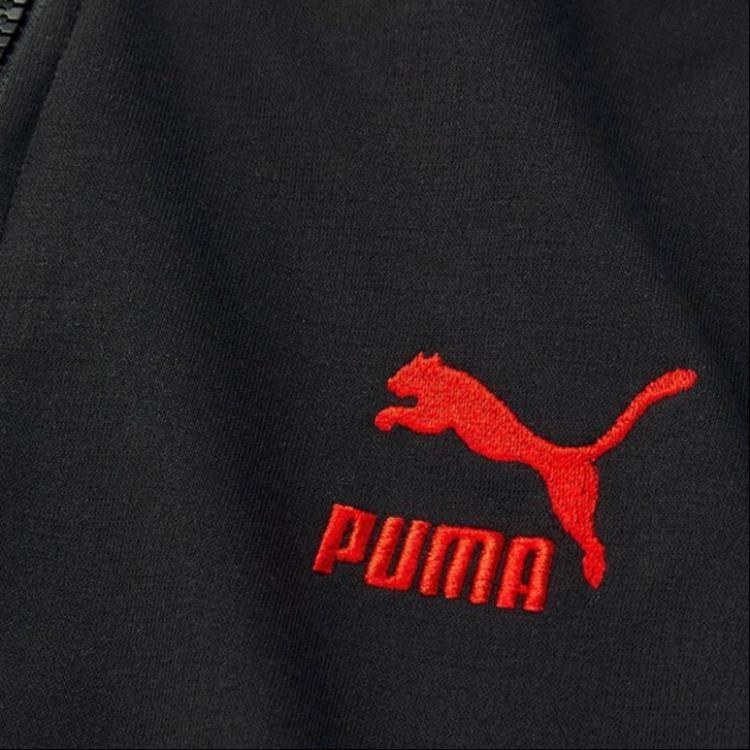 Puma X Dua Lipa Укороченное пальто T7 Женское Черное 536628-01