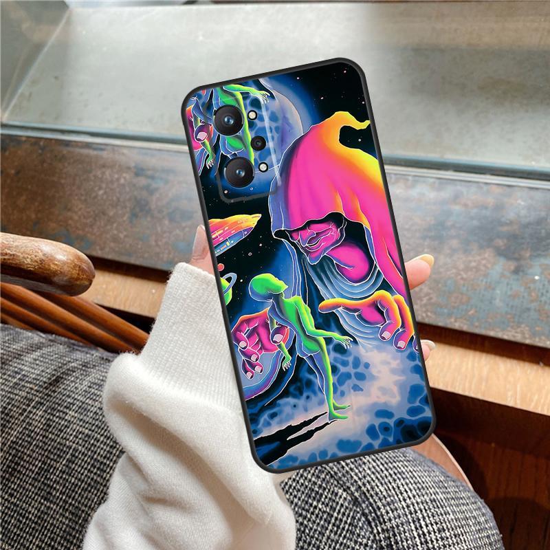 Mushroom Moon Shroom Farmer Case For Realme 13 Pro Plus 11 12 14 C71 C75 C55 C51 C53 C25 C63 C61 C65 C67 GT6 GT7 15 Pro