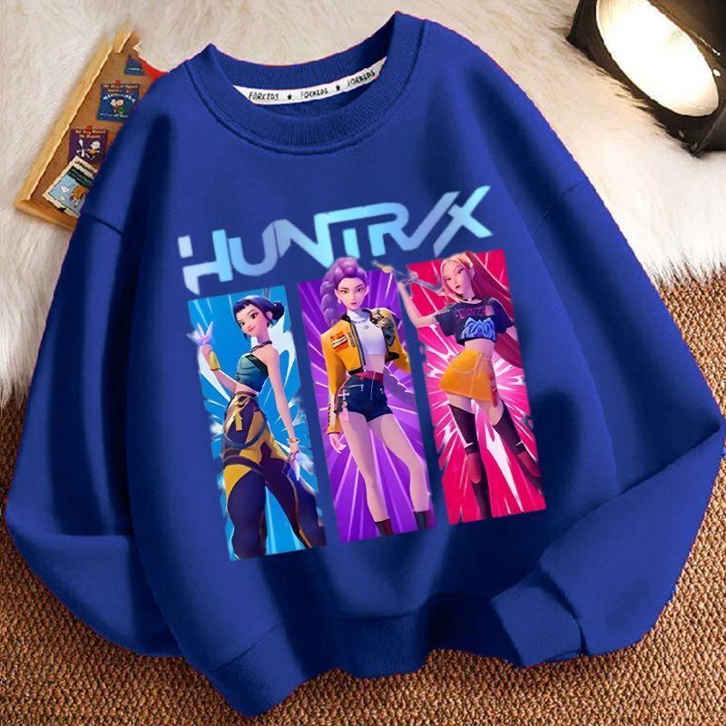 Children's Witch Hunt Team Round-neck Hoodie, Spring and Autumn Boys' and Girls' Long-sleeved Casual Jacket