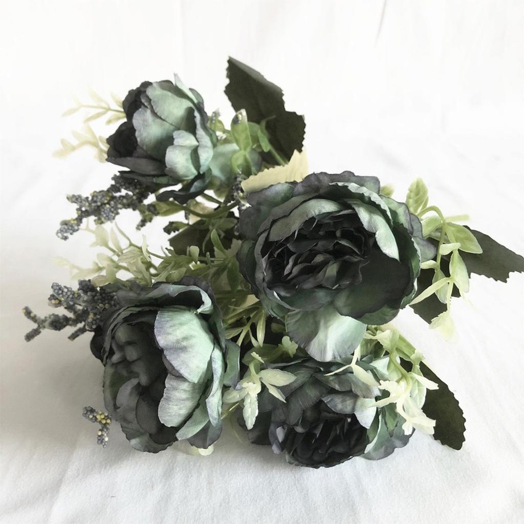 Artificial Flower Bouquet Fake Flowers Silk Peony Surprising S