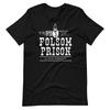 Folsom Prison A Gated Community Johnny Cash Забавная футболка унисекс с короткими рукавами