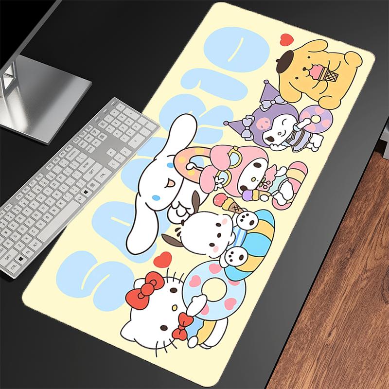 Gaming Mousepad Big Computer Gamer Mouse pad MMy Melody specially designed Natural Rubber with Locking Edge Gaming Mouse Mat