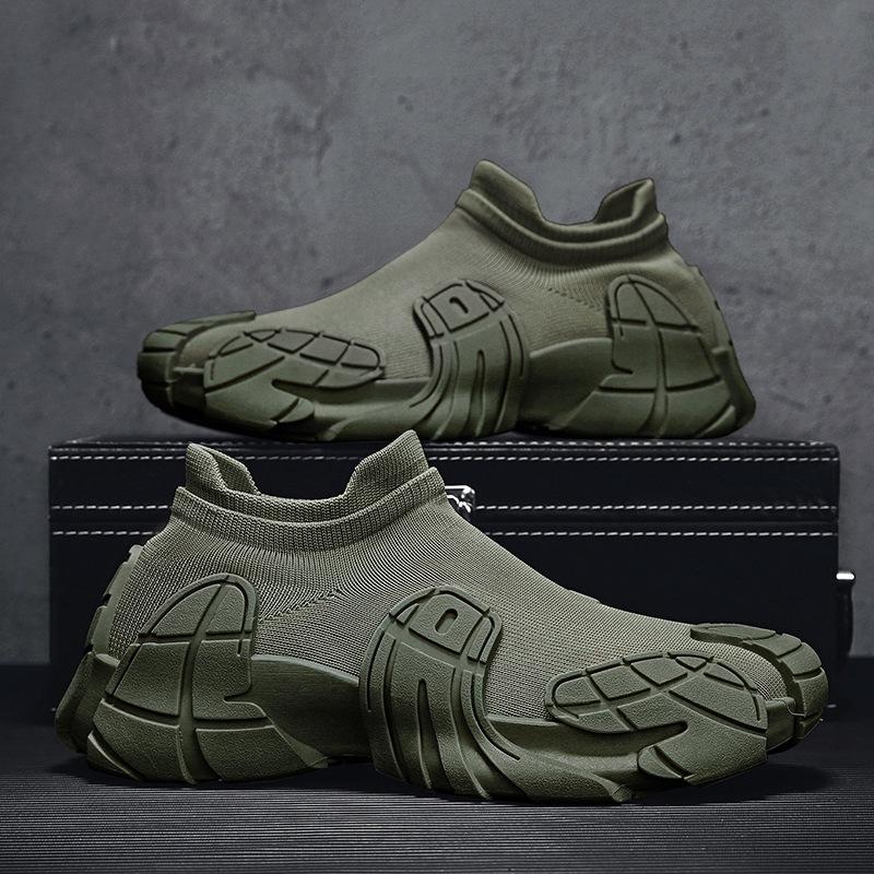 Летающие носки обувь мужская повседневная спортивная меха прилив обувь для студентов подростков 2024 новый летний тренд мужской обуви