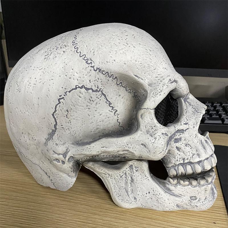 Хэллоуин Ужас Маска Челюсть Рот Подвижный Череп Латексная Маска Череп Косплей Реквизит