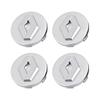 4PCS 57mm 60mm Car Wheel Center Hub Cap Emblem Stickers For Renault Modus 2 3 Twingo Master Traffic Vivaro Kangoo Espace Symbol S777