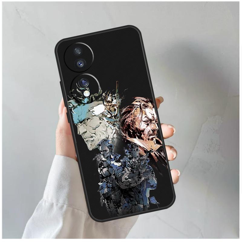 Металлический чехол Metal Gear Solid для Honor Magic 6 Pro 50 70 90 Lite Magic 5 Pro X7 X8 X9 X6a X7a X8a X9a X8b X9b