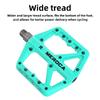 Nylon Bicycle Pedals Red Purple Orange Bianchi Pink Green 14mm Ultralight Bearing Wide Pedal for XC Bmx Pedal Board removal tool