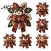 DIY Home Decor Sewing Christmas Quilt Bow Kit, 3D Handmade Decorative Ornament, Pre-cut Beginner Crafting Supplies Fabric And Step-by-Step Guide