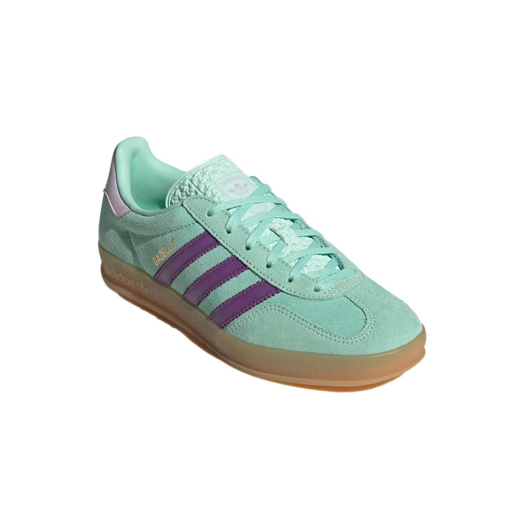 Adidas Gazelle Indoor Clear Mint Active Purple Women Sneakers Green JQ0192