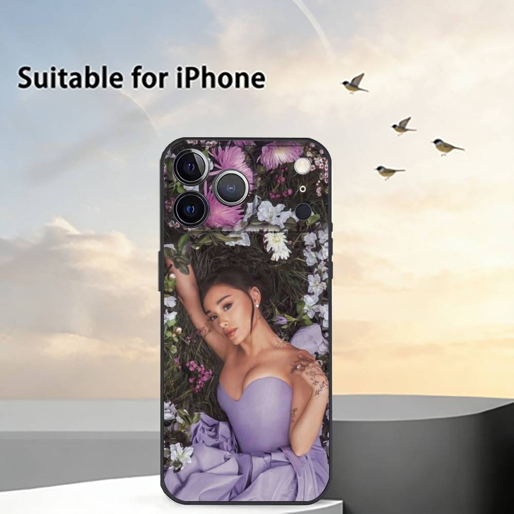 Ариана Гранде Певица Чехол для телефона Силиконовый Мягкий Для IPhone 17 16 15 14 13 12 11 X XR Plus Pro Max Plus