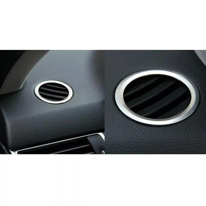 2Pcs Car Dashboard Air Vent Outlet Cover Ring Trim For Mercedes-Benz GL X166 2013-2015 For ML W166 2012-2015 For B Class W246