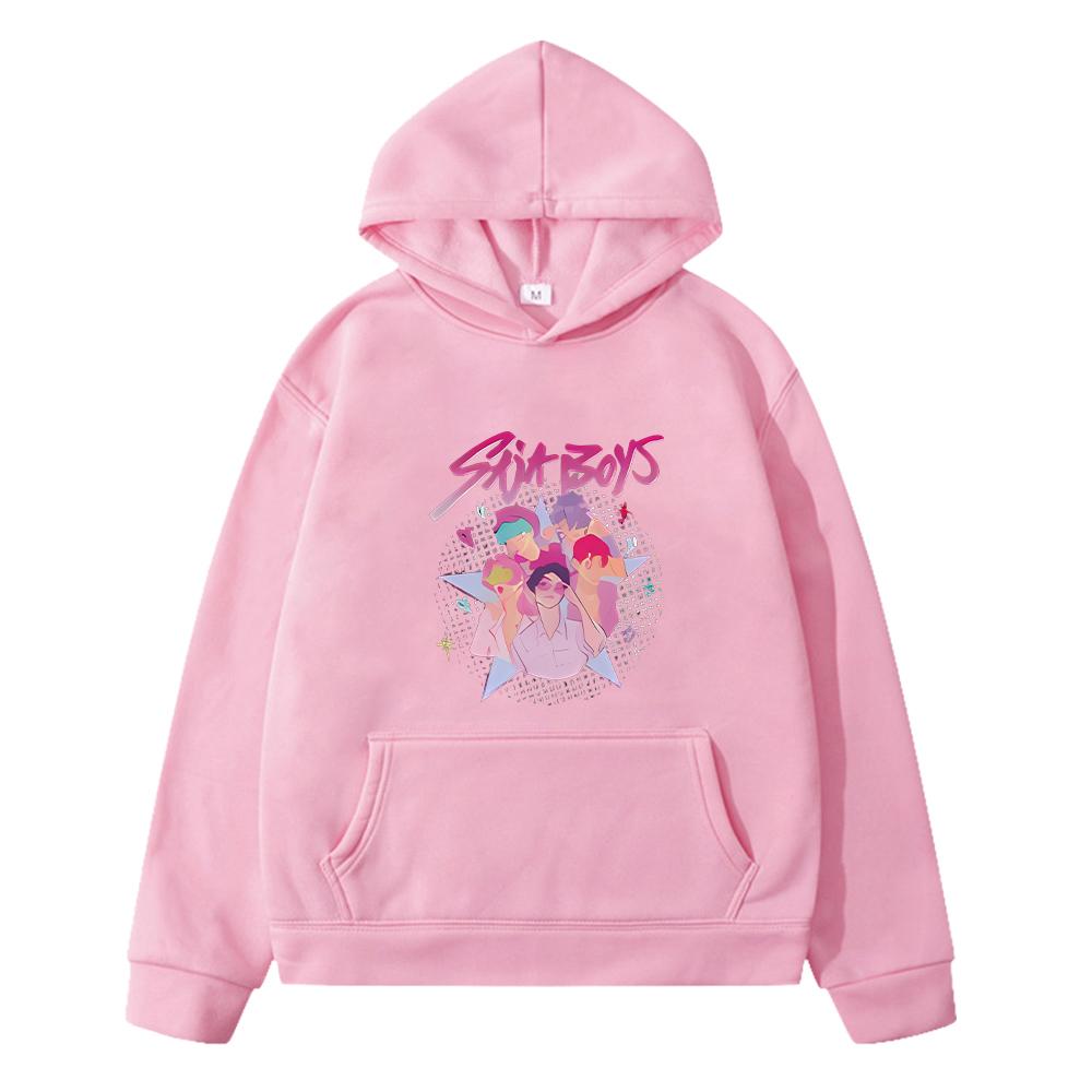 Saja Boys hoodies kpop demon hunters kids print anime hoodie sweatshirt Fleece Jacket Autumn Cartoon pullover girls clothes y2k