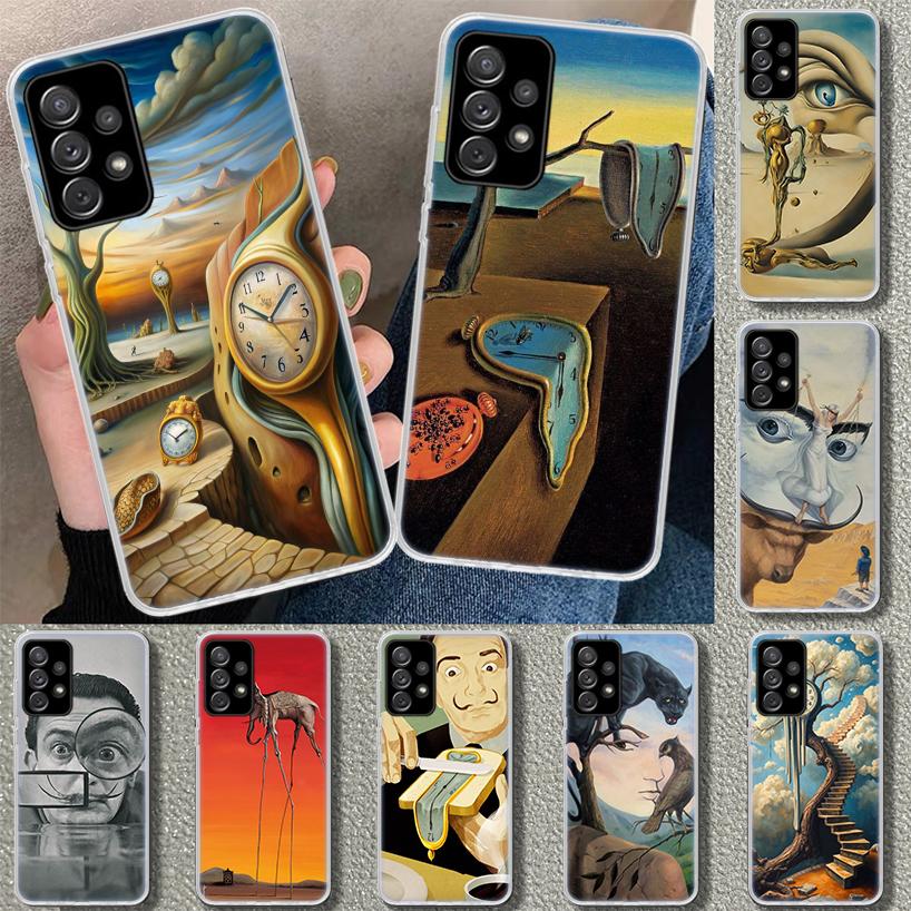 Чехол для телефона Salvador Dali Art для Samsung Galaxy A12 A22 A32 A52 A72 A02S A51 A50S A31 A20S A10S Note 20 Ultra 10 Plus Gala