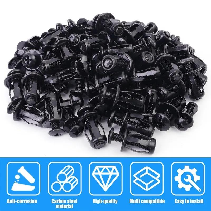 M4/M5/M6 Комплекты болтов-гаек-заклепок в форме лепестков, Расширяющиеся металлические гайки-заклепки, Автомобильные крепежные зажимы и крепежные элементы для номерного знака