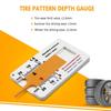 Tire Groove Measuring Gauge Tire Wear Gauge Depth Gauge Depth Gauge Tire Groove Measuring