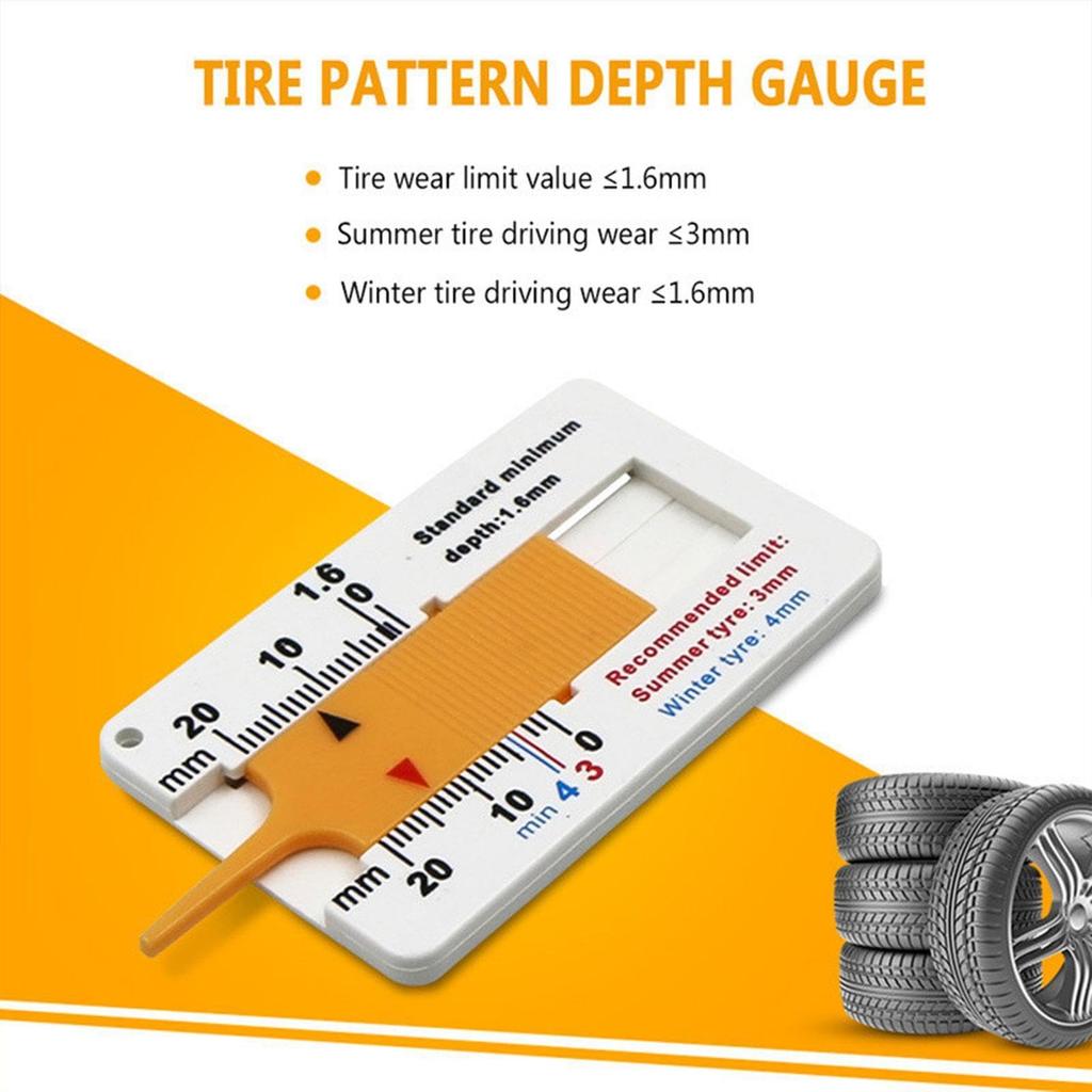 Tire Groove Measuring Gauge Tire Wear Gauge Depth Gauge Depth Gauge Tire Groove Measuring