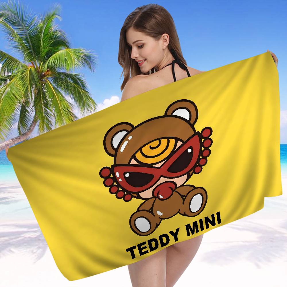H-Hysteric M-Mini Милая Девочка Микрофибра Печатное Пляжное Полотенце Горный Туризм Йога Пляж Плавание Бег Впитывающее Мягкое Полотенце