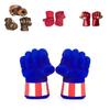 Плюшевая игрушка Супергерой Халк и Человек-паук, боксерские перчатки для детей