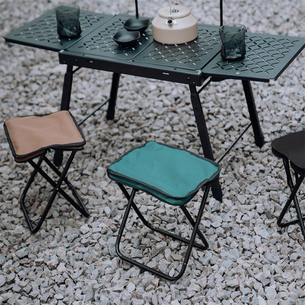 Портативный складной табурет для кемпинга на молнии, легкий складной табурет для кемпинга на открытом воздухе