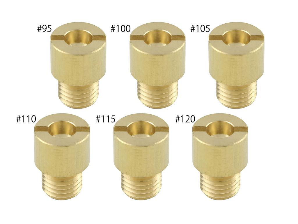 POSH 725809-10 Мототовары Набор главных жиклеров 6 увеличенных TK Круглый Сверхбольшой (8X11)