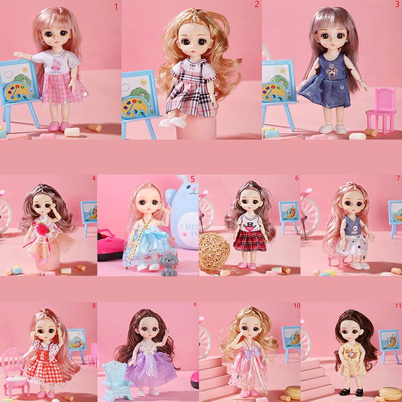17 см 23 подвижных сустава одеваются принцесса кукла с мигающими глазами для девочек игрушки