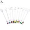 10Pcs/Set Colorful Bar Tool Acrylic Stirring Sticks Mixing Sticks Cocktail Drink Stirrers