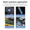 Thermal Pads 100Pcs 6W High Heat Conductivity for IC Heat Sink Chip Router CPU Cooling Replacement Accessories