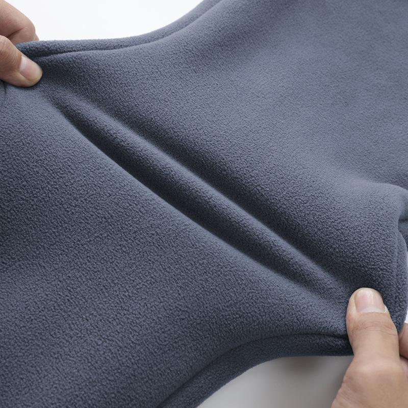 Мужские зимние брюки на флисовой подкладке, тяжелые теплые спортивные штаны на подкладке из шерпы, брюки для бега с карманами для мужских толстых брюк большого размера